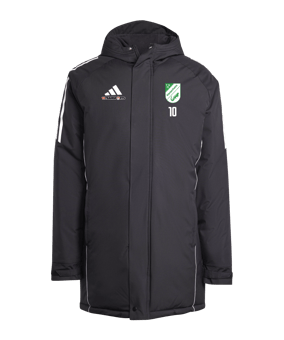 adidas Tiro 24 Winterjacke Schwarz Weiss