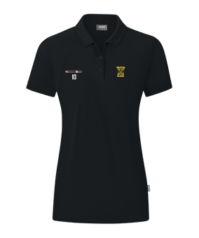 JAKO Organic Polo Shirt Damen Schwarz F800