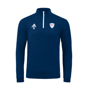 Sweat-shirt à demi-fermure éclair adidas Entrada 22 bleu