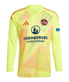 adidas 1.FC Nürnberg TW-Trikot 2024/2025 Gelb - gelb