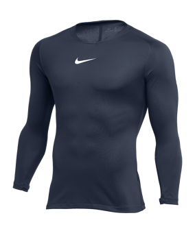 Nike Park First Layer Top langarm Dunkelblau F410 - blau