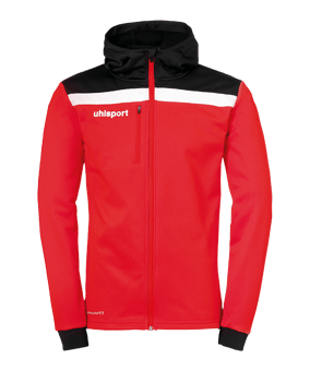 uhlsport Offense 23 Kapuzenjacke Kids Rot F04