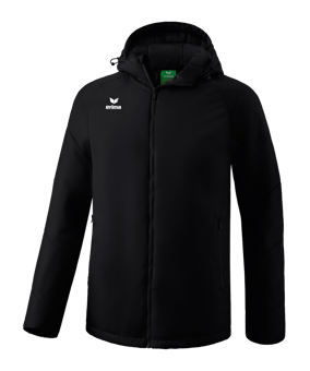 Erima Team Winterjacke Kids Schwarz - schwarz