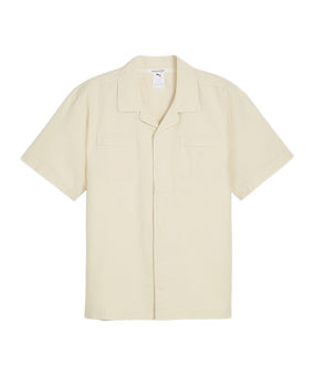 PUMA MMQ Seersucker T-Shirt Weiss F87 - weiss