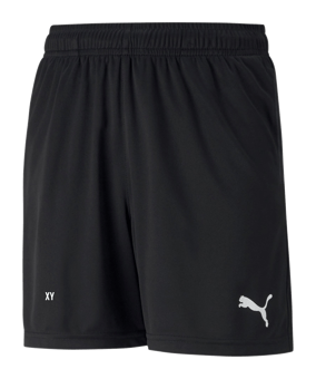 PUMA teamRISE Short Kids Schwarz Weiss F03
