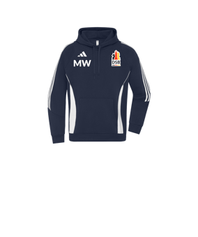 adidas Tiro 24 Hoody Kids Blau Weiss