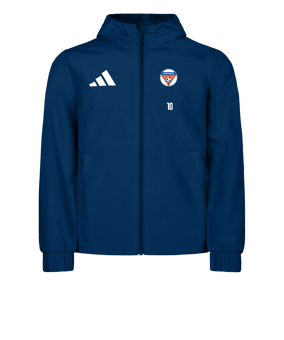adidas Entrada 26 Regenjacke Dunkelblau