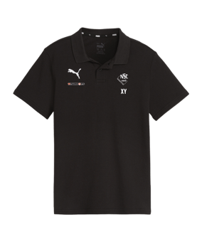 PUMA teamGOAL Casuals Poloshirt Kids Schwarz F03