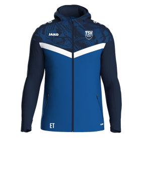 JAKO Iconic Kapuzenjacke Blau F403
