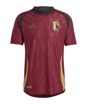 adidas Belgien Auth. Trikot Home EM 2024 Rot - rot