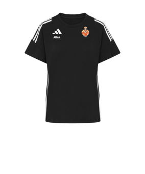 adidas Tiro 24 T-Shirt Damen Schwarz Weiss