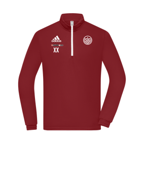 adidas Entrada 22 HalfZip Sweatshirt Rot