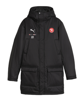 PUMA teamFINAL Winterjacke Schwarz F03