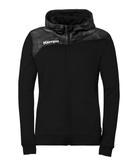 Kempa Athletics 29 Kapuzenjacke Damen Schwarz F01 - schwarz