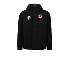 Veste tout temps enfants adidas Entrada 22 noir 