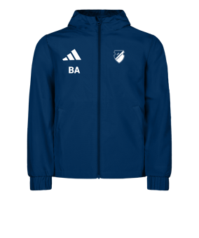 adidas Entrada 26 Regenjacke Dunkelblau