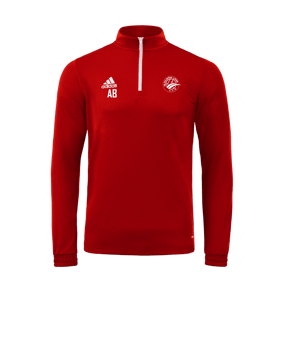 adidas Entrada 22 HalfZip Sweatshirt Rot