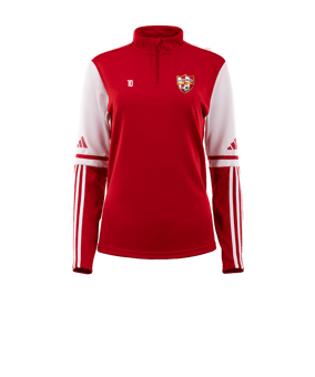 adidas Squadra 25 HalfZip Sweatshirt Femmes Rouge
