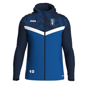JAKO Iconic Kapuzenjacke Blau F403