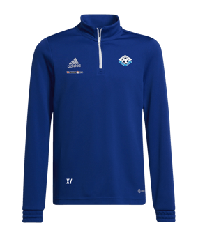 adidas Entrada 22 HalfZip Sweatshirt Kids Blau