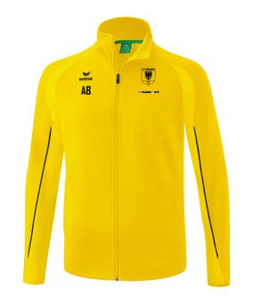 Erima Liga Star Trainingsjacke Kids Gelb Schwarz 