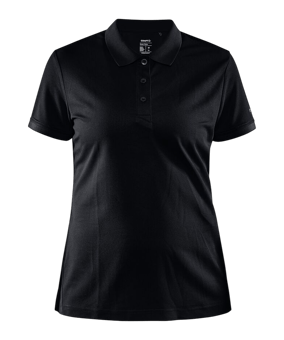 Craft Polo Damen Schwarz - schwarz