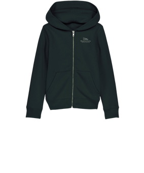 Merch Mini Cultivator 2.0 Zip-Hoodie Kids Black | #logo (beidseitig)