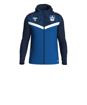 JAKO Iconic Kapuzenjacke Kids Blau F403