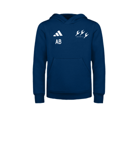 adidas Entrada 26 Hoody Kids Blau