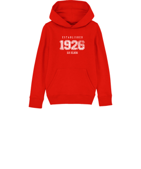 Merch Mini Cruiser 2.0 Hoody Kids Red | #established + neckprint