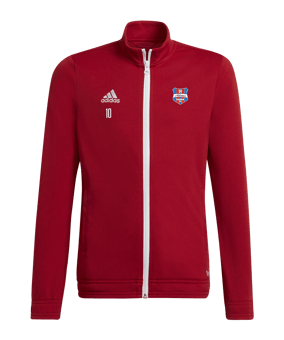 adidas Entrada 22 TK Trainingsjacke Kids Rot