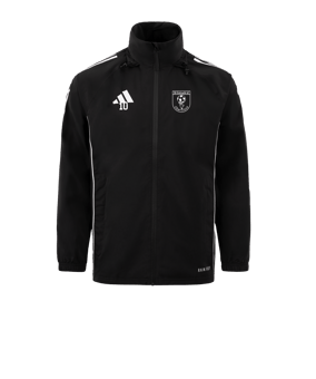 adidas Tiro 24 Regenjacke Schwarz Weiss