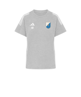 adidas Tiro 24 T-Shirt Damen Grau Weiss