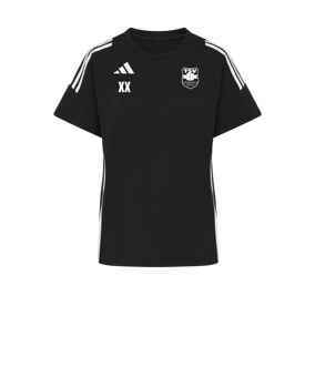 adidas Tiro 24 T-Shirt Damen Schwarz Weiss