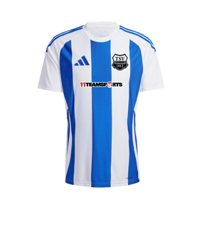 adidas Striped 24 Trikot Weiss Blau