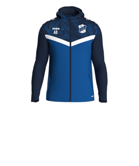 JAKO Iconic Kapuzenjacke Kids Blau F403