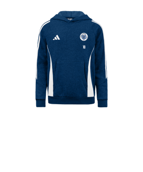 Sweat à capuche adidas Tiro 24 bleu blanc 