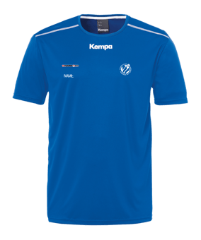 Kempa Poly T-Shirt Kids Blau F009