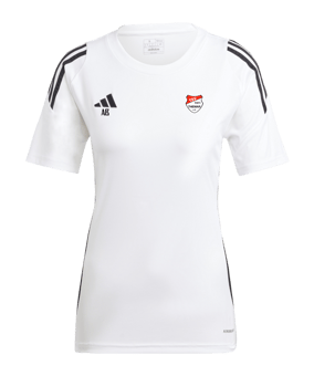 adidas Tiro 24 Trikot Damen Weiss Schwarz