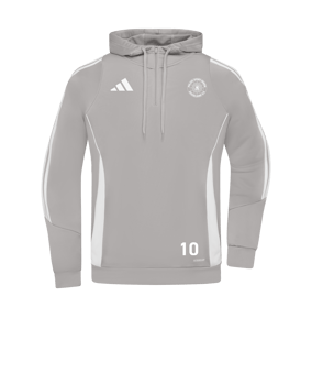 adidas Tiro 24 Training Hoody Grau Weiss