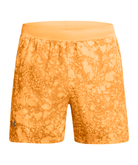 Under Armour Launch 5in Print Short Orange F803 - orange