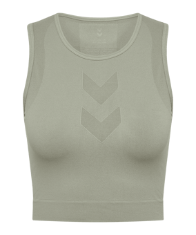 Hummel Hiit Seamless T-Shirt Damen Grün F6092 - gruen