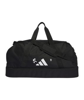 adidas Tiro League Duffel Bag Gr. L Schwarz Weiss