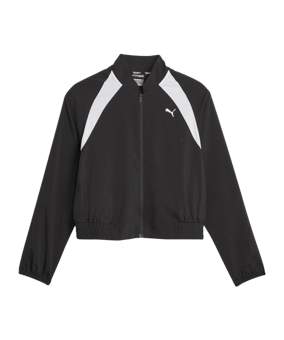 PUMA Fit Woven Fashion Jacke Damen Schwarz F01 - schwarz