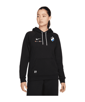 Nike Park 20 Fleece Hoody Damen Schwarz Weiss F010