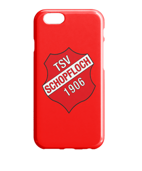 TSV Schopfloch Iphone Case Wappen Rot - rot