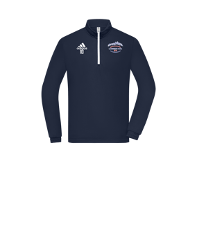 Sweatshirt à col zippé mi-haut enfant adidas Entrada 22 Bleu