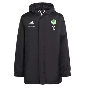 adidas Entrada 22 Stadium Jacke Schwarz