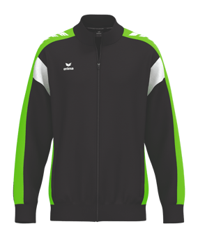 Erima Celebrate 125 Trainingsjacke Kids Schwarz Fschwarzgreengecko - schwarz
