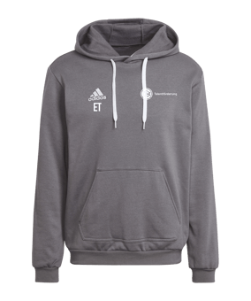 adidas Entrada 22 Hoody Grau